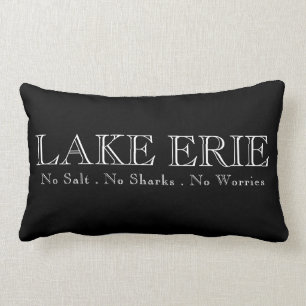 I heart Lake Erie Lumbar Cushion