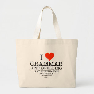 I Heart Large Tote Bag