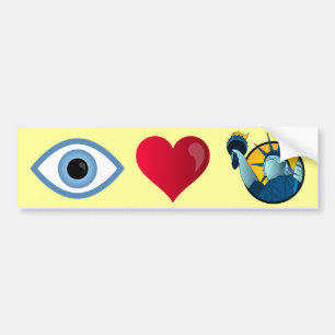 I Heart Liberty Bumper Sticker
