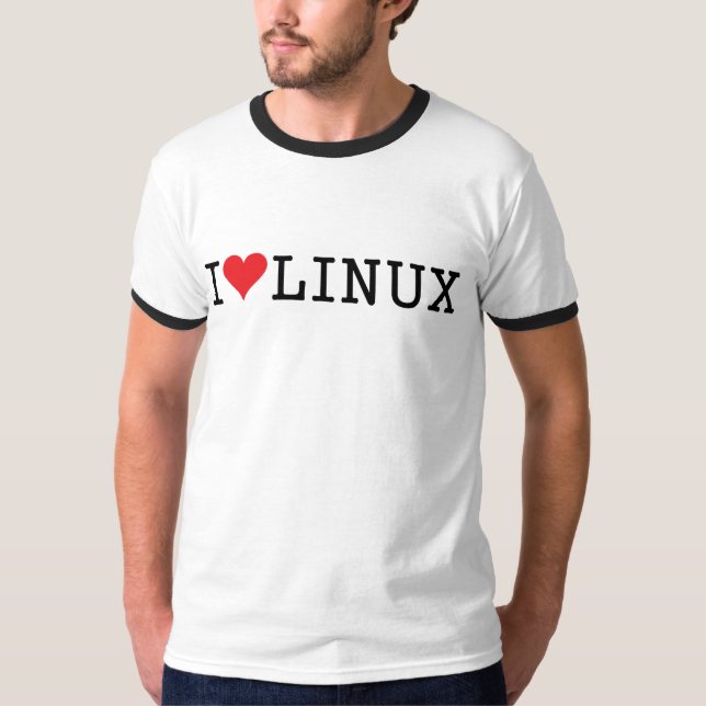 I Heart Linux 2 T-Shirt (Front)
