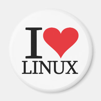 I Heart Linux Magnet