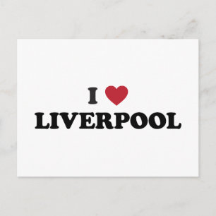 I Heart Liverpool England Postcard