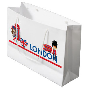 I Heart London With Phone Booth Bus and More Large Gift Bag