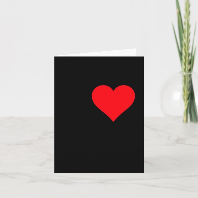 I Heart Louis First Name I Love D Stuff Premium Tr Card (Front)