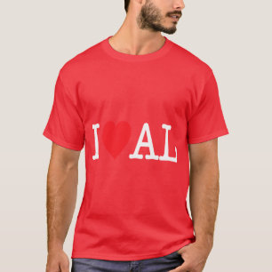 I Heart Love AL Alabama T-Shirt