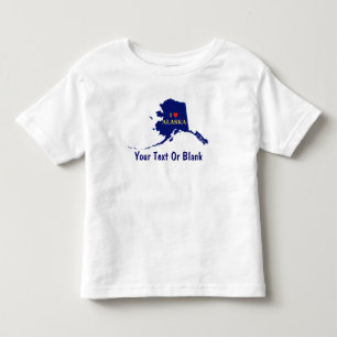I Heart (Love) Alaska Toddler T-Shirt