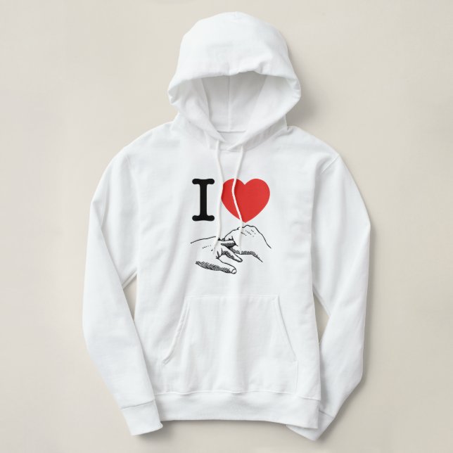 I Heart (Love) Anal Hoodie (Design Front)