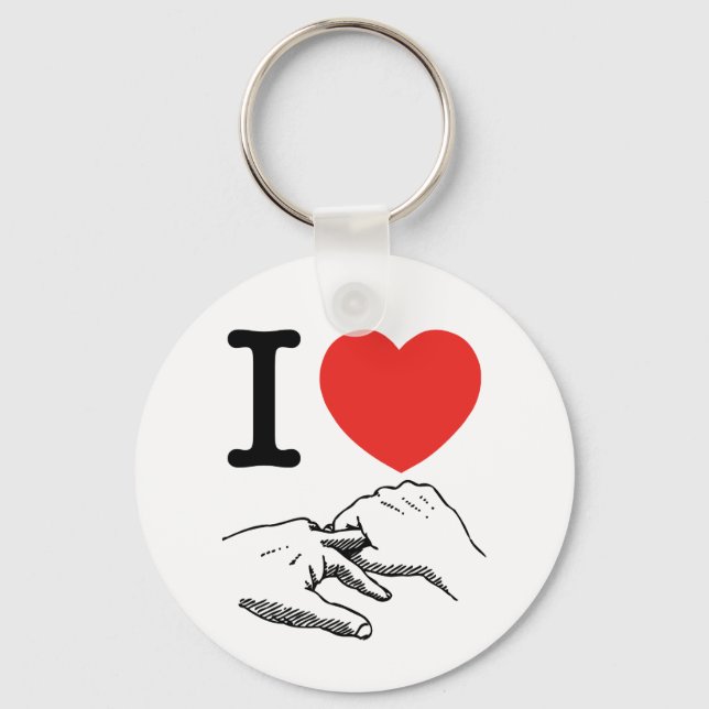 I Heart (Love) Anal Key Ring (Front)