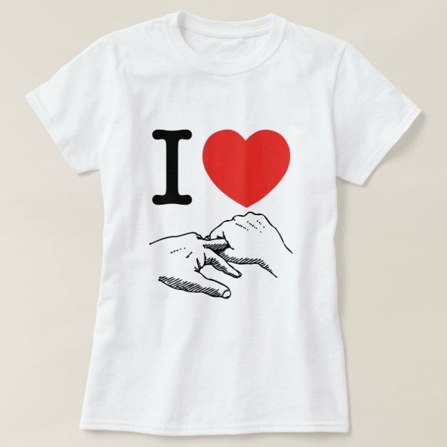 I Heart (Love) Anal T-Shirt (Design Front)