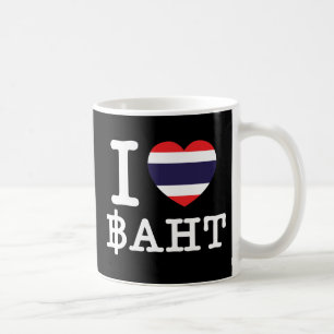 I Heart (Love) Baht Coffee Mug