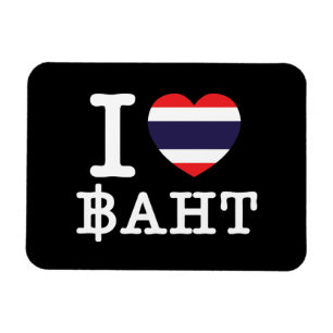 I Heart (Love) Baht Magnet