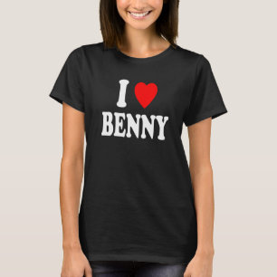I Heart Love Benny Cute Matching Couple Spouse T-Shirt