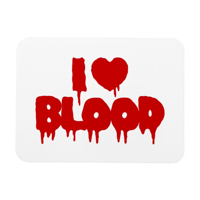 I HEART [LOVE] BLOOD MAGNET (Horizontal)