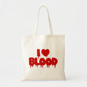 I HEART [LOVE] BLOOD TOTE BAG