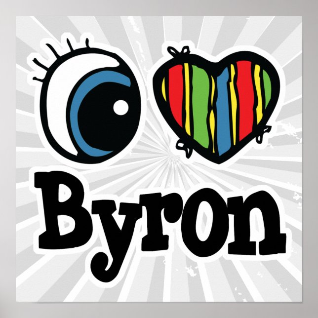 I Heart (Love) Byron Poster (Front)