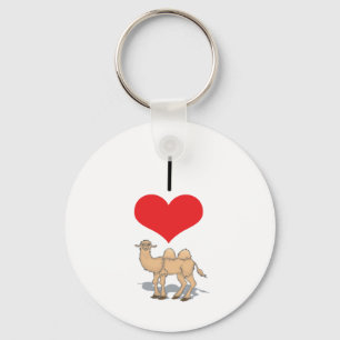 I Heart (Love) Camels Key Ring