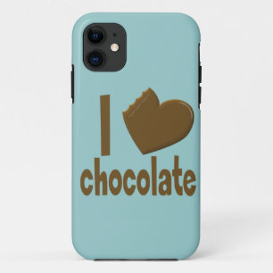 I Heart Love Chocolate iPhone 11 Case