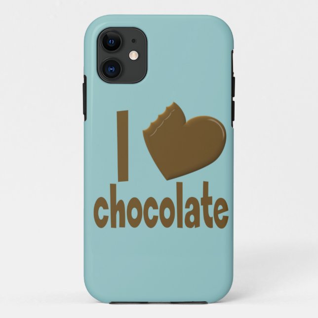 I Heart Love Chocolate Case-Mate iPhone Case (Back)