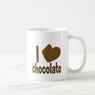 I Heart Love Chocolate Coffee Mug