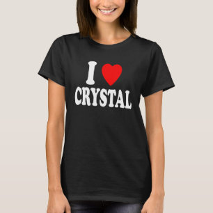 I Heart Love Crystal Cute Matching Couple Spouse T-Shirt