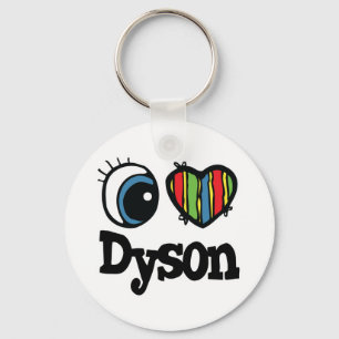 I Heart (Love) Dyson Key Ring
