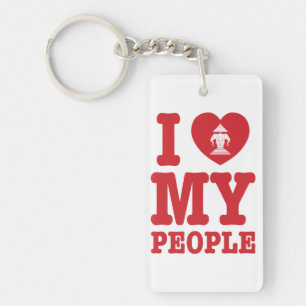 I Heart (Love) Erawan My Lao People Key Ring