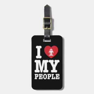 I Heart (Love) Erawan My Lao People Luggage Tag