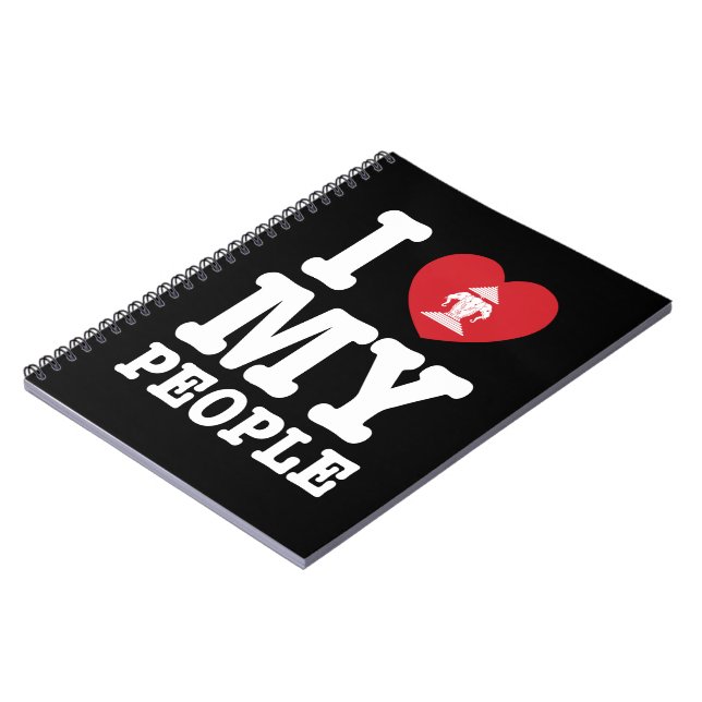 I Heart (Love) Erawan My Lao People Notebook (Left Side)