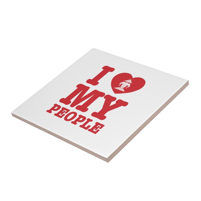 I Heart (Love) Erawan My Lao People Tile (Side)
