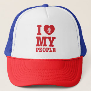 I Heart (Love) Erawan My Lao People Trucker Hat