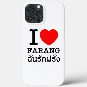 I Heart (Love) Farang iPhone 13 Pro Max Case
