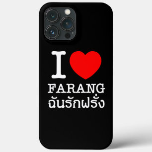 I Heart (Love) Farang iPhone 13 Pro Max Case