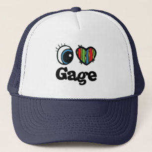 I Heart (Love) Gauge Trucker Hat