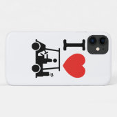 I Heart (Love) Golf Cart Case-Mate iPhone Case (Back (Horizontal))