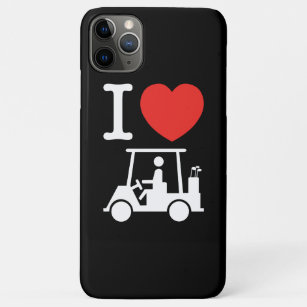 I Heart (Love) Golf Cart Case-Mate iPhone Case