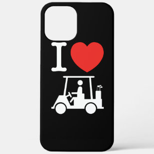 I Heart (Love) Golf Cart iPhone 12 Pro Max Case