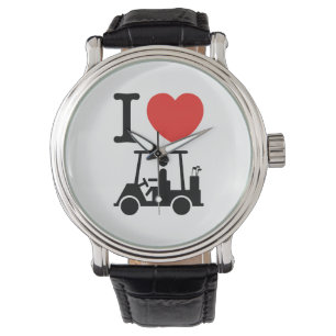 I Heart (Love) Golf Cart Watch