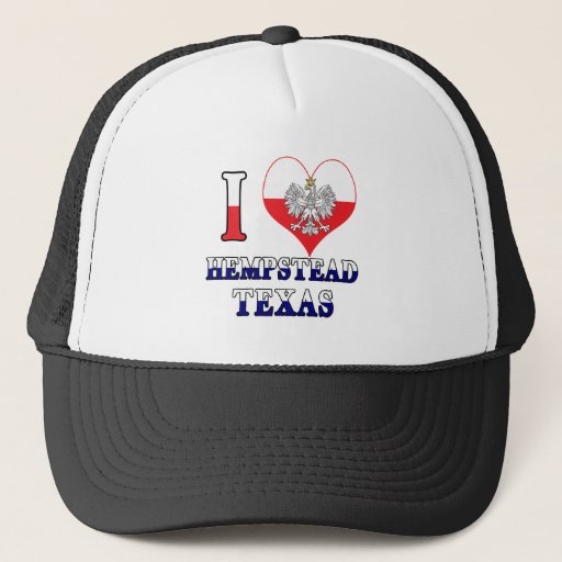 Image of I Heart Love Hempstead Texas Trucker Hat