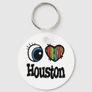 I Heart (Love) Houston Key Ring