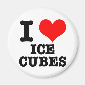 I HEART (LOVE) ICE CUBES MAGNET