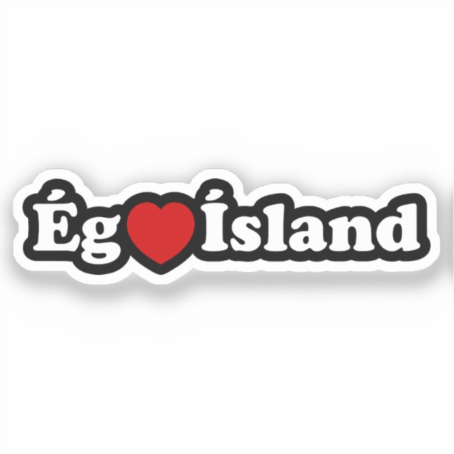 I Heart (Love) Iceland [Ég Elska Ísland] Icelandic (Front)