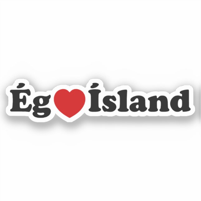 I Heart (Love) Iceland [Ég Elska Ísland] Icelandic (Front)