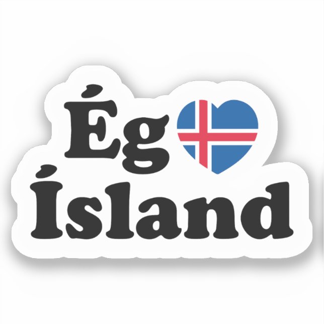 I Heart (Love) Iceland [Ég Elska Ísland] Icelandic (Front)