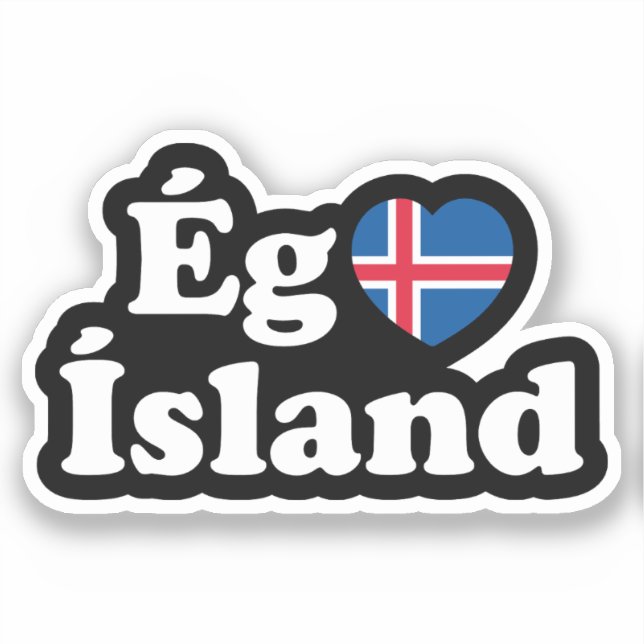 I Heart (Love) Iceland [Ég Elska Ísland] Icelandic (Front)