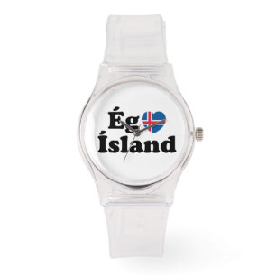 I Heart (Love) Iceland [Ég Elska Ísland] Icelandic Watch