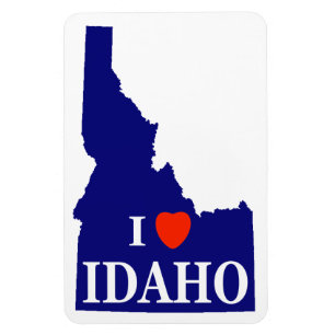 I Heart (Love) Idaho Magnet