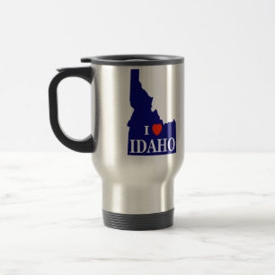 I Heart (Love) Idaho Travel Mug