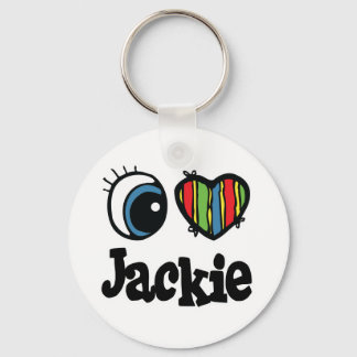 I Heart (Love) Jackie Key Ring