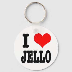 I HEART (LOVE) jello Key Ring