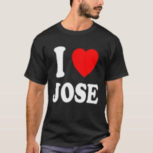 I Heart Love Jose Cute Matching Couple Spouse T-Shirt